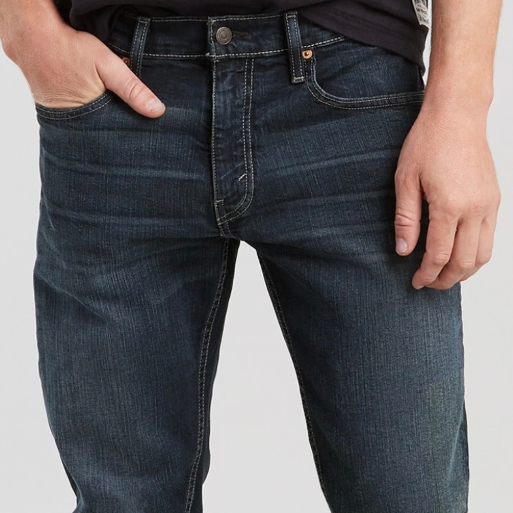 Levi's 559 Relaxed Straight Fit  Men's Jeans Stretch Dark Wash Size 40 X 32